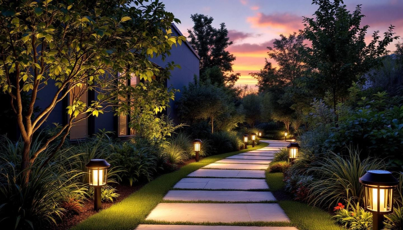 Comment intégrer un éclairage solaire dans votre aménagement extérieur ?