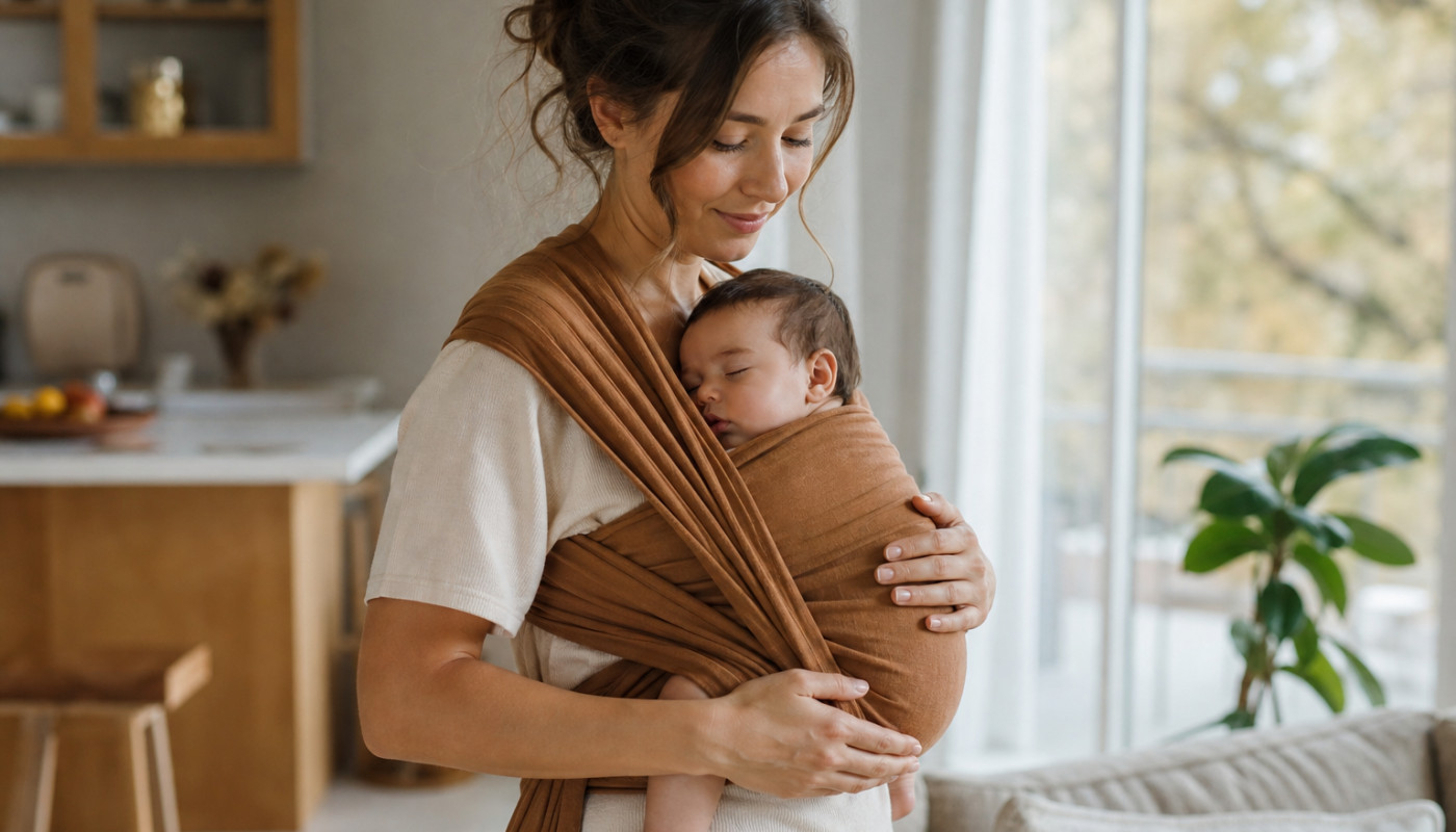 Les écharpes porte-bébé